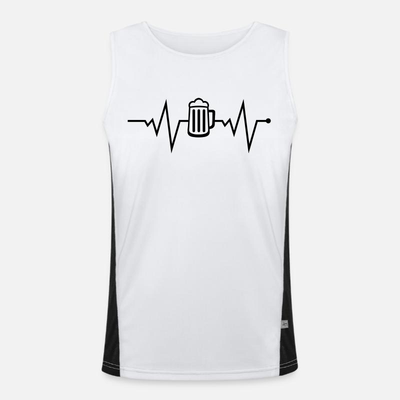 Beer Beat Men's Functional Contrast Tank Top 
