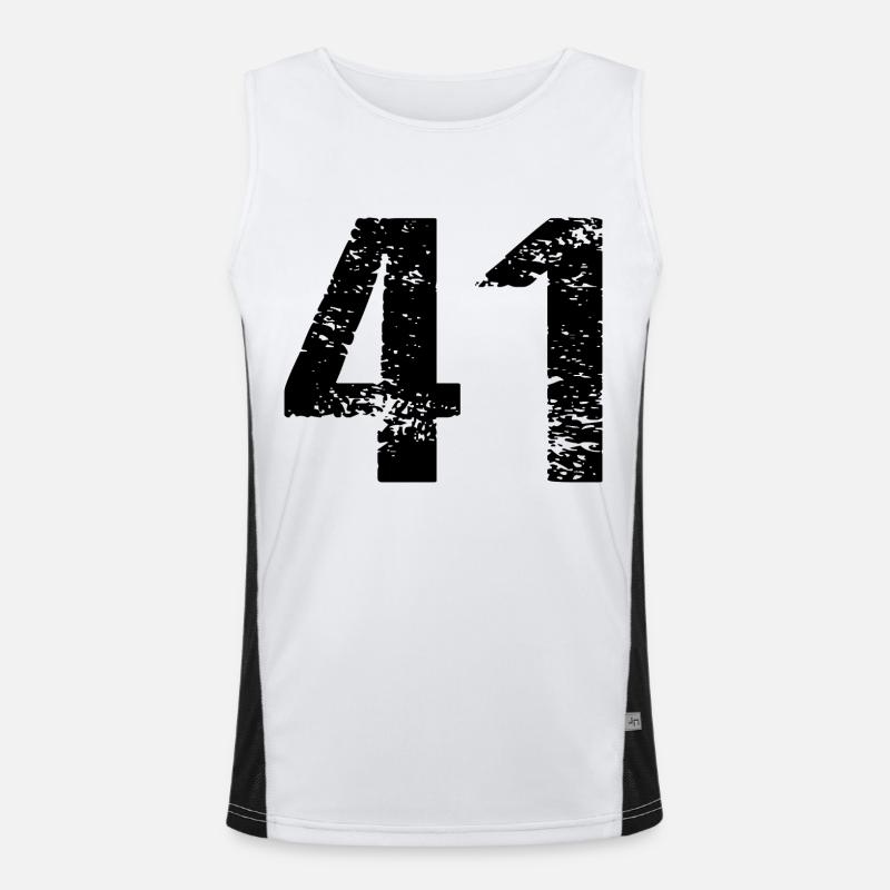 Maillot à 41 numéros Débardeur respirant contrasté Homme 