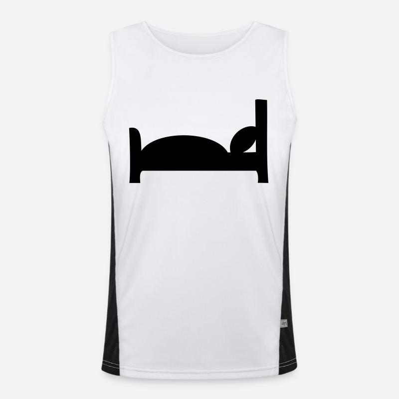 Bett Funktionelles Kontrast-Tank Top für Männer 