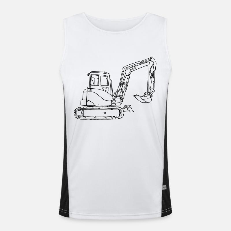 BAGGER Funktionelles Kontrast-Tank Top für Männer 