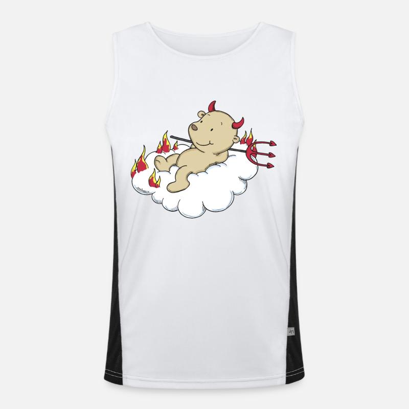 Engel_Teufel03 Débardeur respirant contrasté Homme 