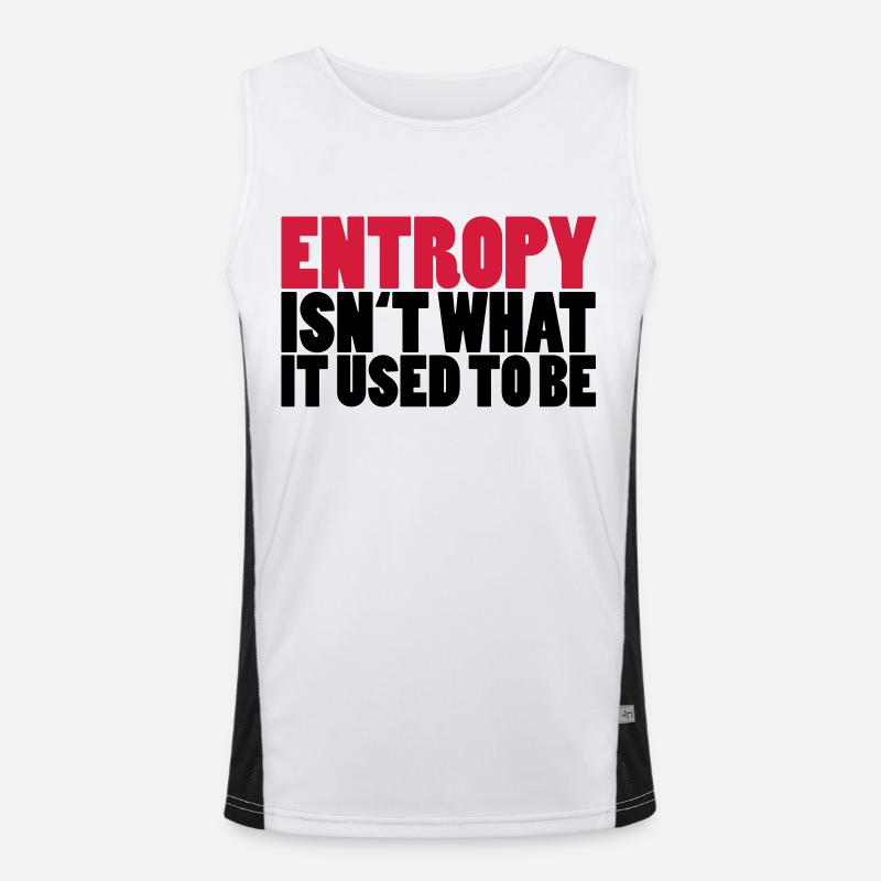 Entropy Funktionelles Kontrast-Tank Top für Männer 