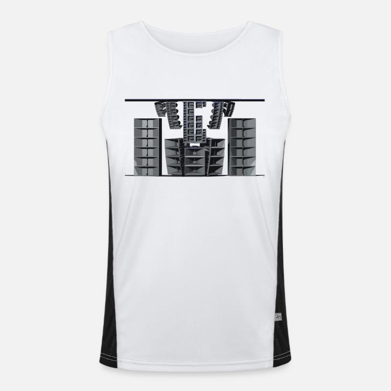 sound system Men's Functional Contrast Tank Top 