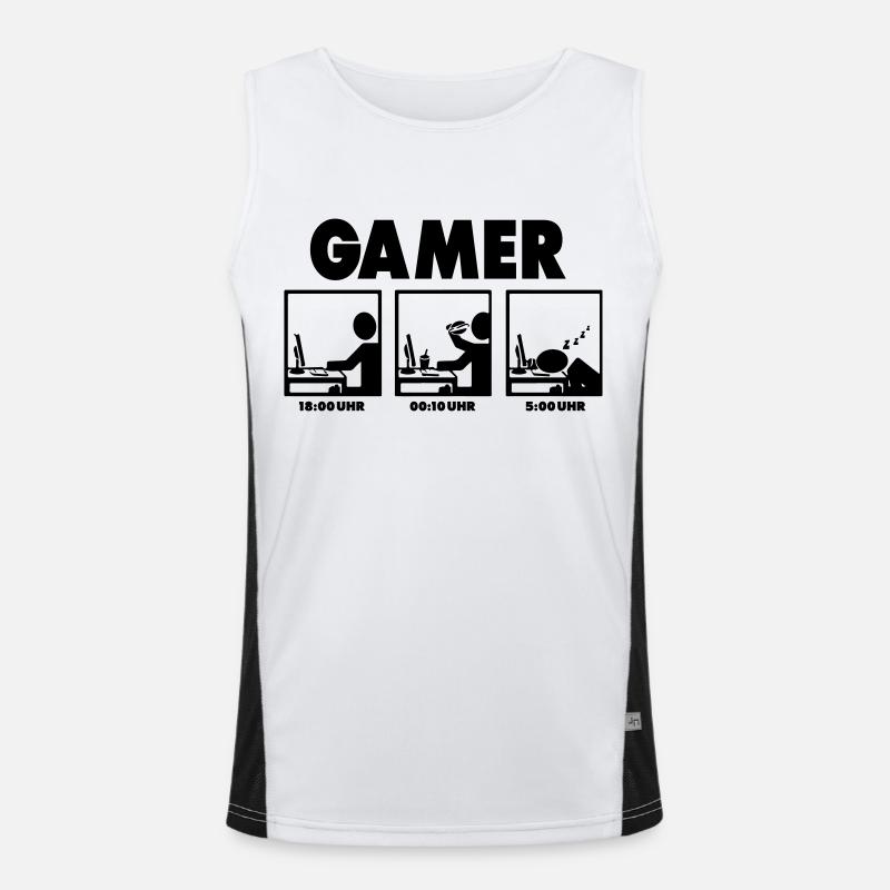 GAMBLE Men's Functional Contrast Tank Top 