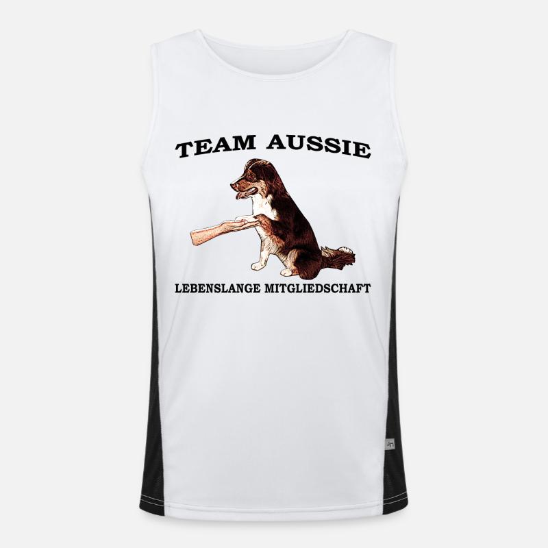 Aussie Team11 Funktionelles Kontrast-Tank Top für Männer 