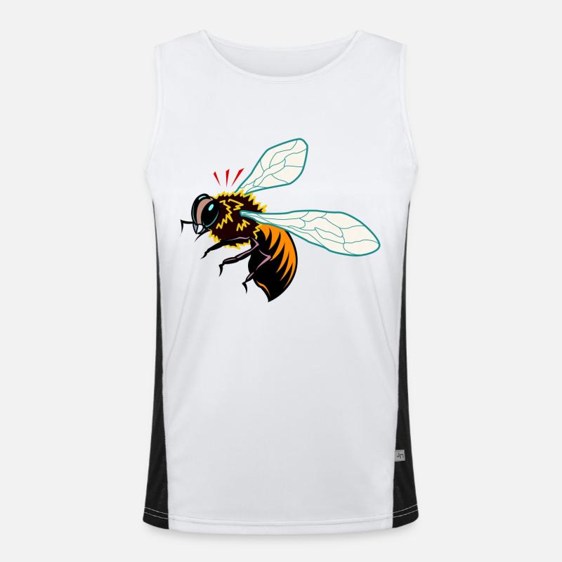 Bee Men's Functional Contrast Tank Top 