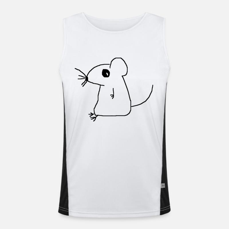 Maus Funktionelles Kontrast-Tank Top für Männer 