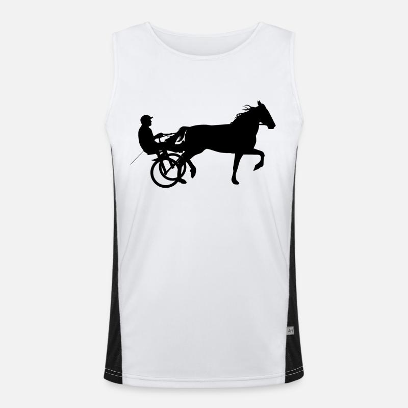 Courses hippiques courses hippiques Débardeur respirant contrasté Homme 