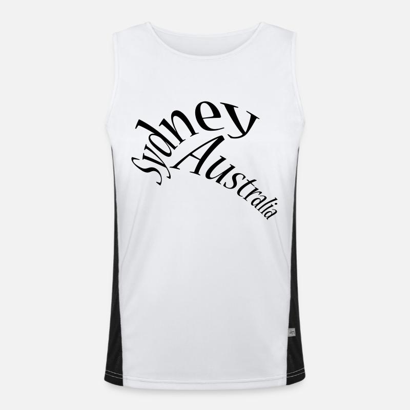 Sydney - Australie Débardeur respirant contrasté Homme 