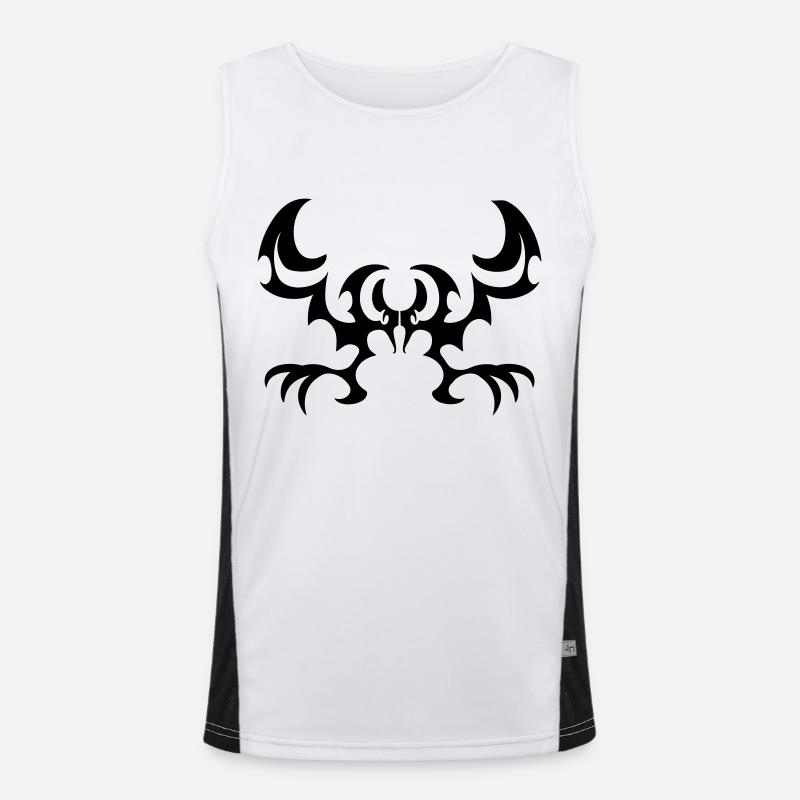 Fledermaus Funktionelles Kontrast-Tank Top für Männer 