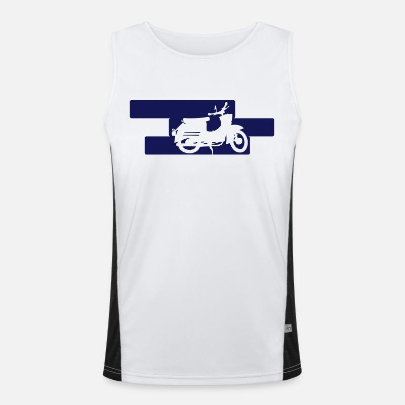 Schwalbe KR50 - Men's Functional Contrast Tank Top  - white/black