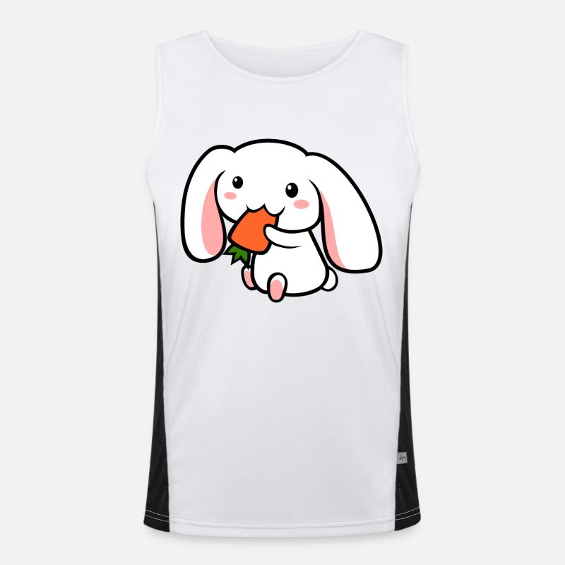 cute_rabbit Men's Functional Contrast Tank Top 