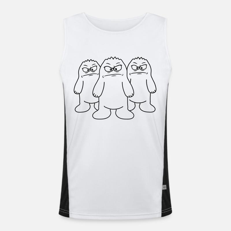 Angry Yetis Men's Functional Contrast Tank Top 