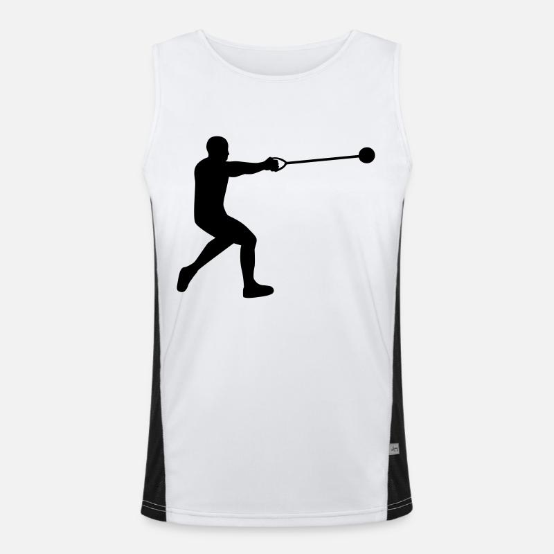 Hammer throw Men's Functional Contrast Tank Top 