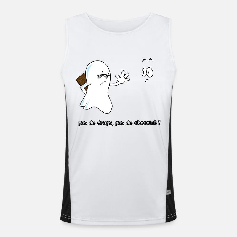 No choco Men's Functional Contrast Tank Top 