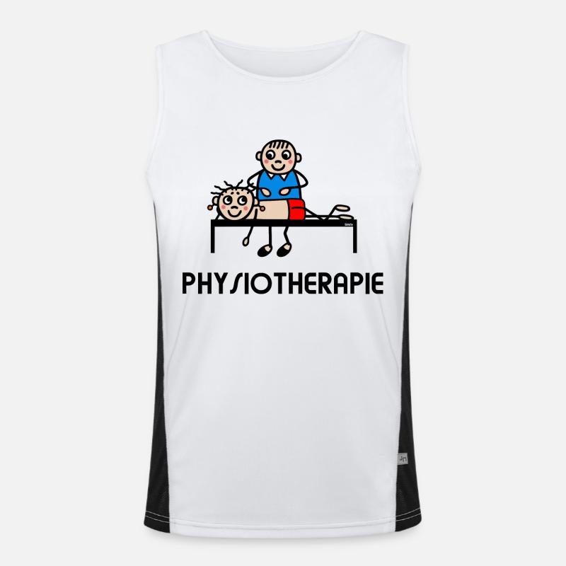 Physiotherapist Physio Men's Functional Contrast Tank Top 