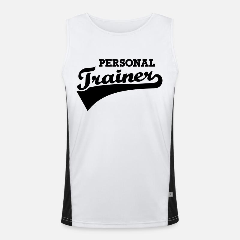 Personal Trainer Funktionelles Kontrast-Tank Top für Männer 