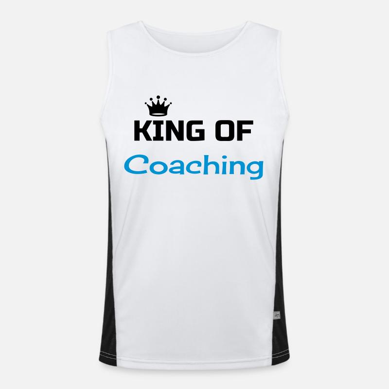 Coach / Coaching / Trainer / Sport Funktionelles Kontrast-Tank Top für Männer 