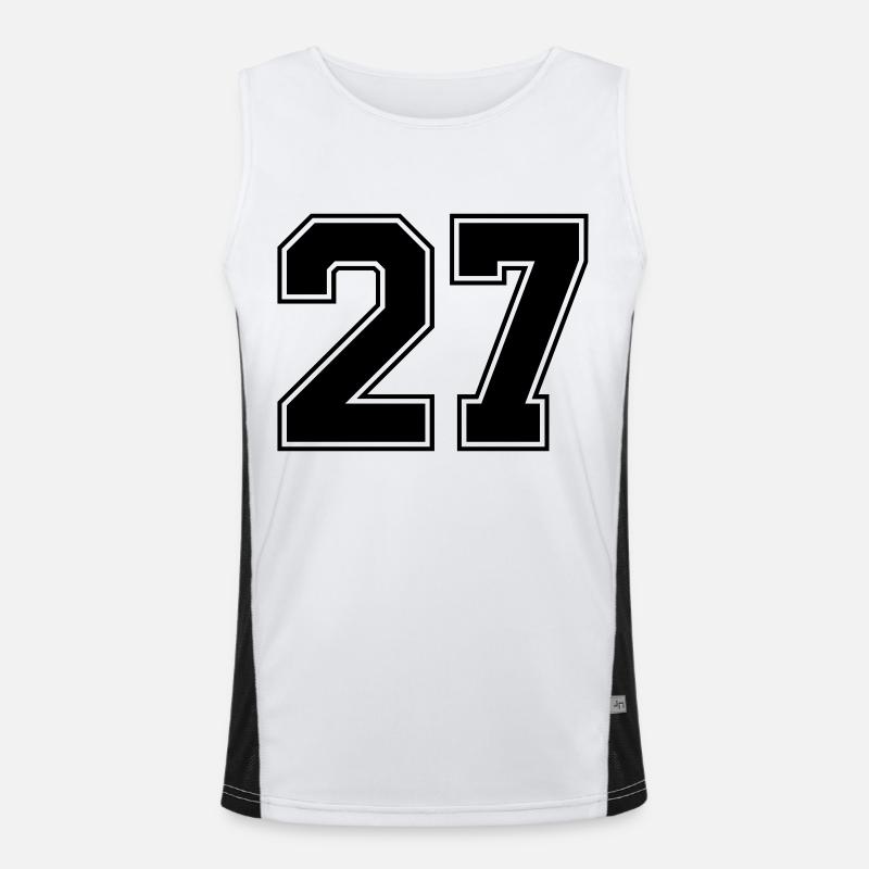27 Funktionelles Kontrast-Tank Top für Männer 