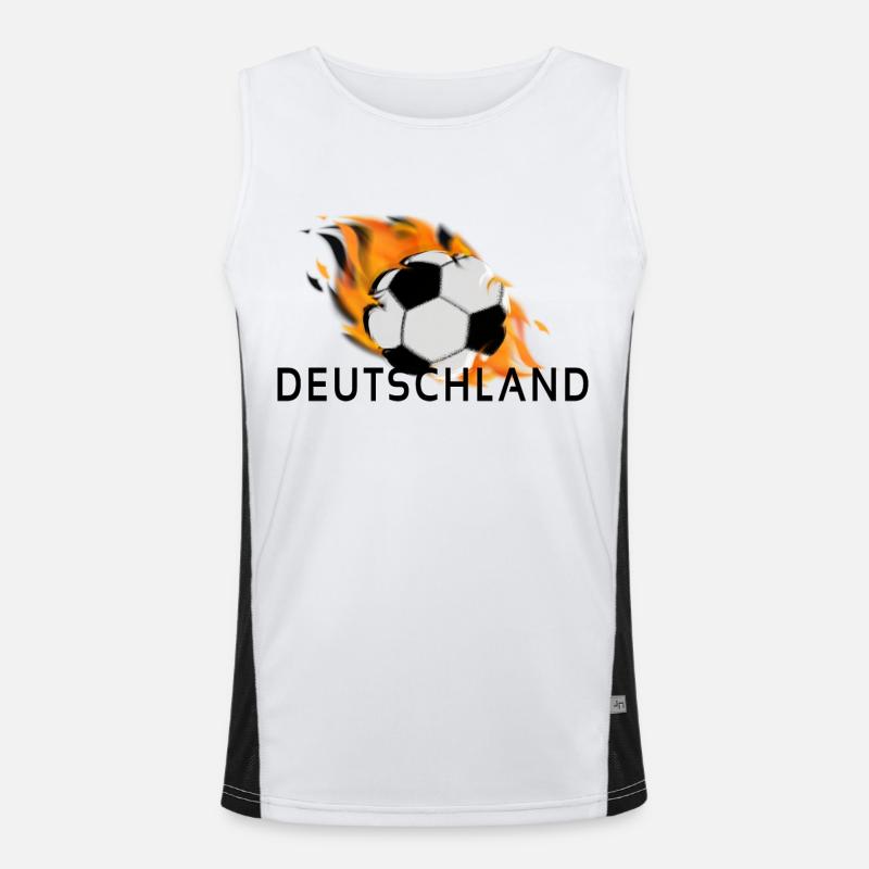 Deutschland Funktionelles Kontrast-Tank Top für Männer 