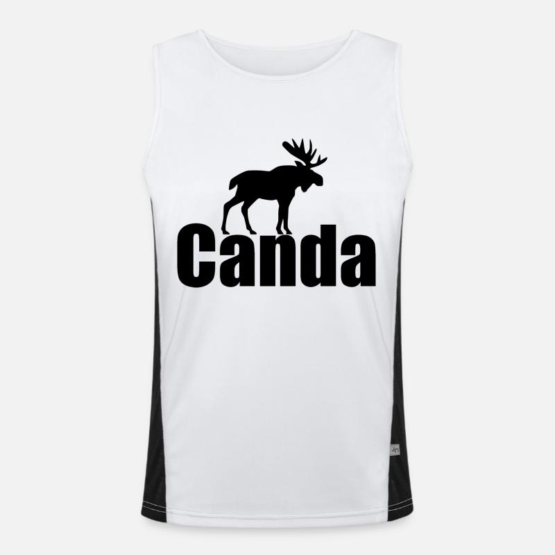 Kanada Funktionelles Kontrast-Tank Top für Männer 
