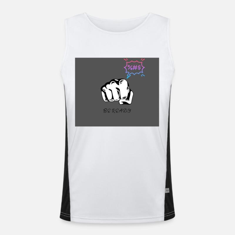 BE READY Men's Functional Contrast Tank Top 