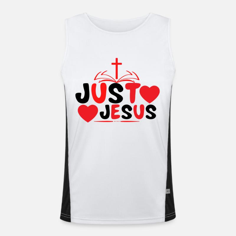 Juste Jésus Débardeur respirant contrasté Homme 