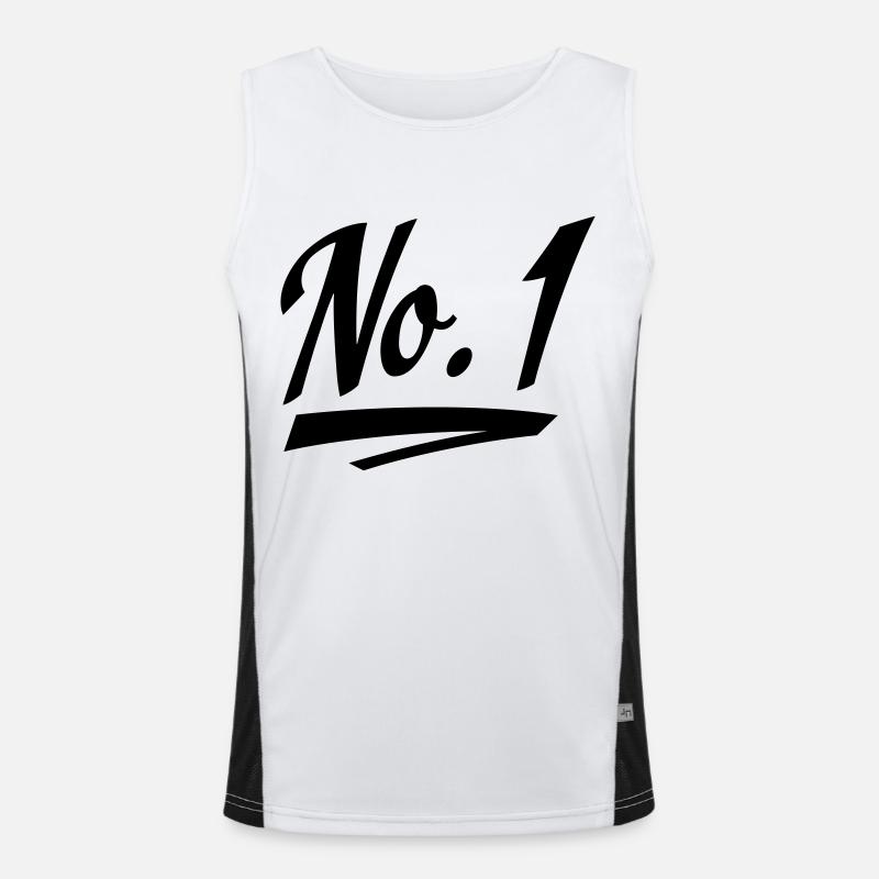Number one Men's Functional Contrast Tank Top 