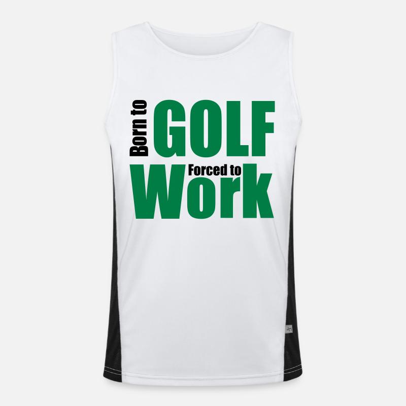 Golf Funktionelles Kontrast-Tank Top für Männer 