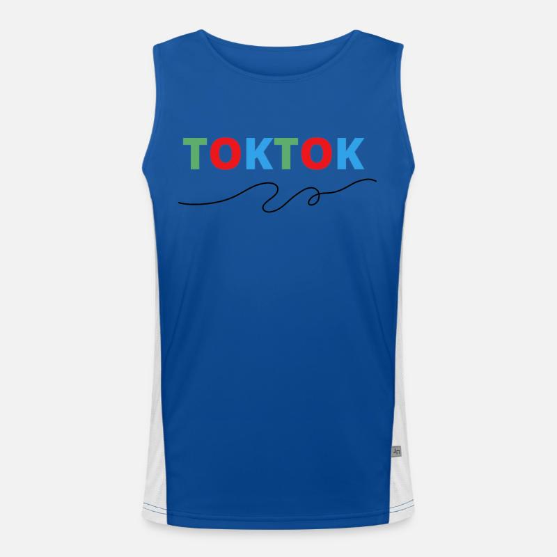 TOKTOK design Débardeur respirant contrasté Homme 