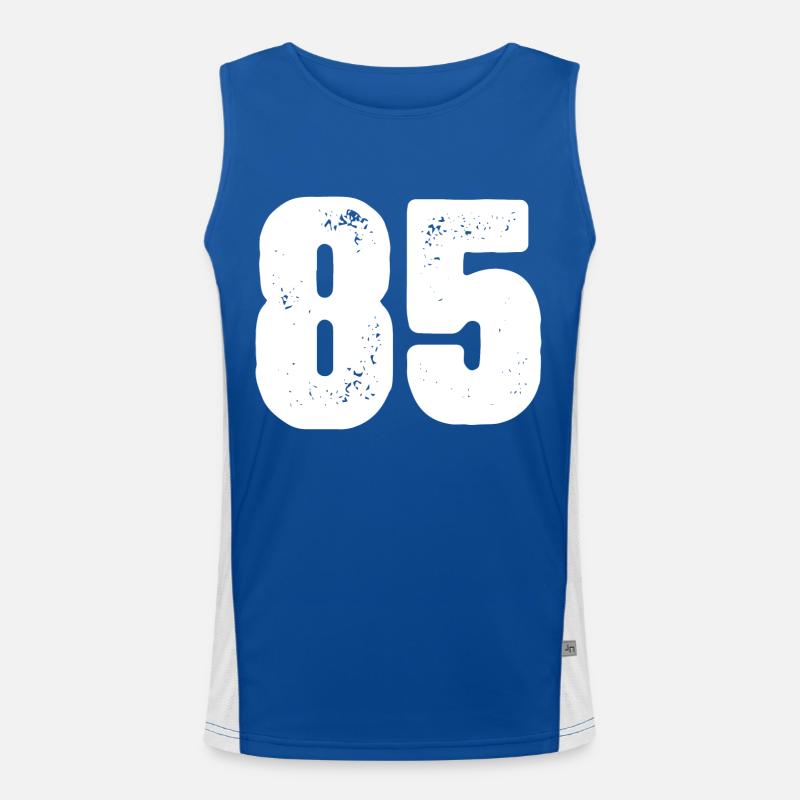 85 Maillot numéro Débardeur respirant contrasté Homme 