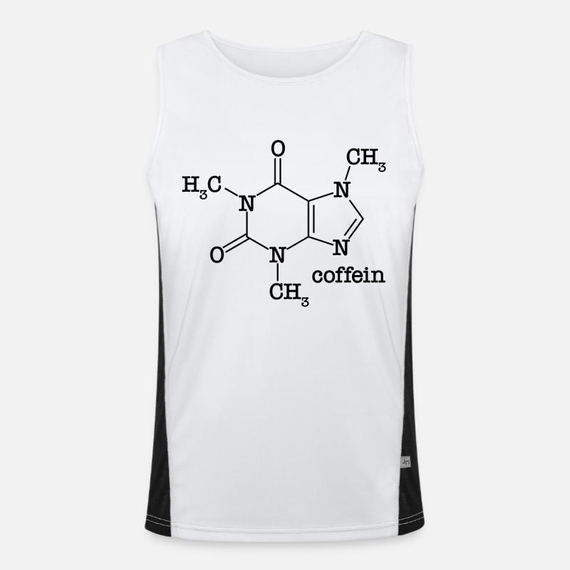 coffein Funktionelles Kontrast-Tank Top für Männer 