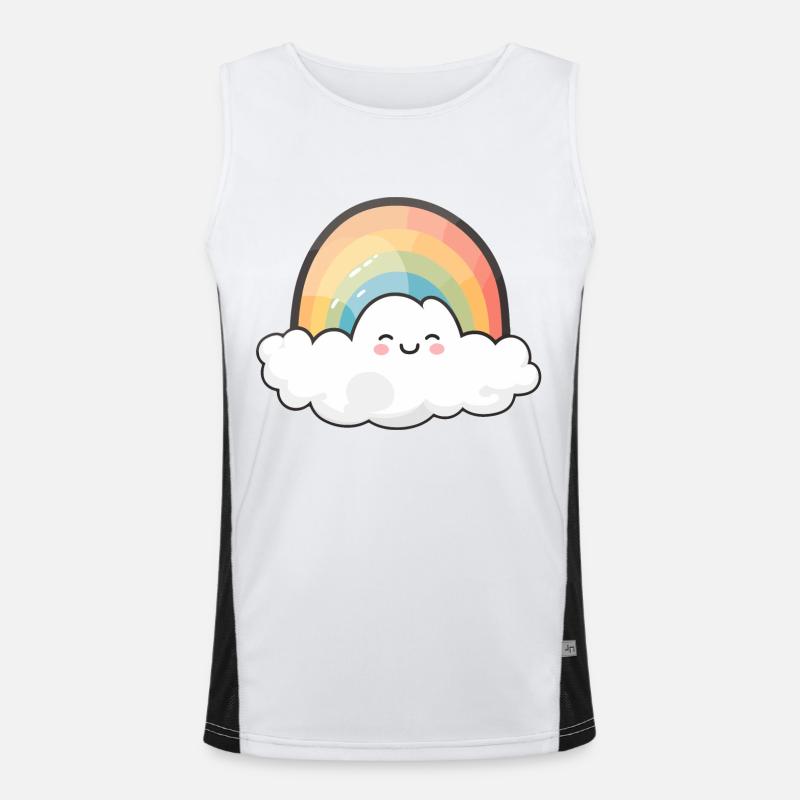 Cloud 'n' Rainbow Débardeur respirant contrasté Homme 