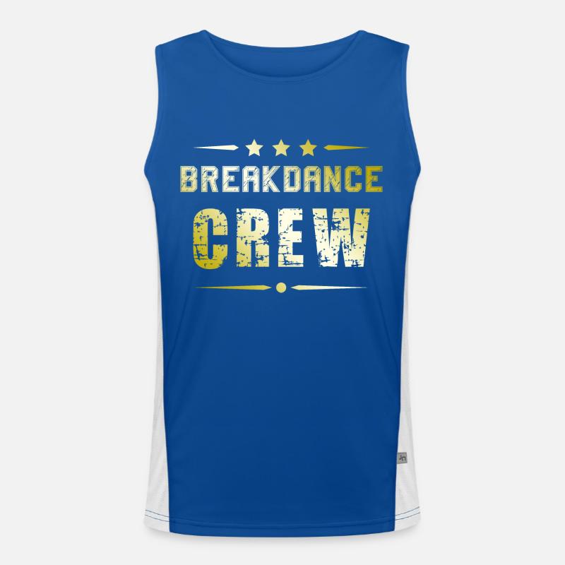 Équipe de breakdance Débardeur respirant contrasté Homme 