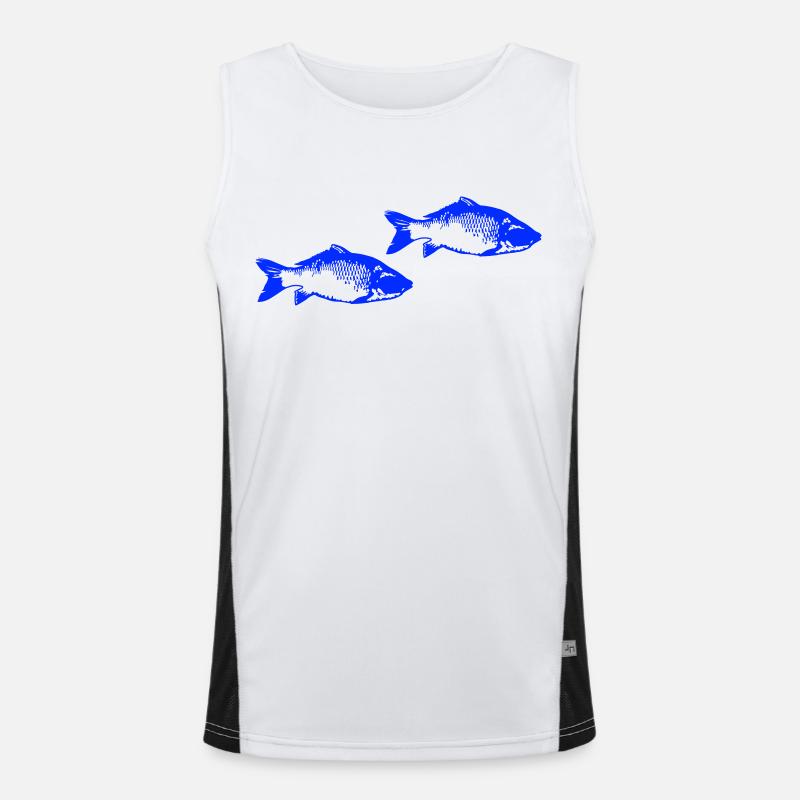fische Funktionelles Kontrast-Tank Top für Männer 