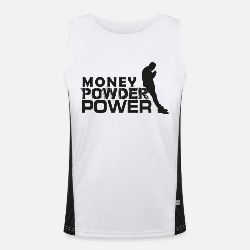 MPP noir Débardeur respirant contrasté Homme 