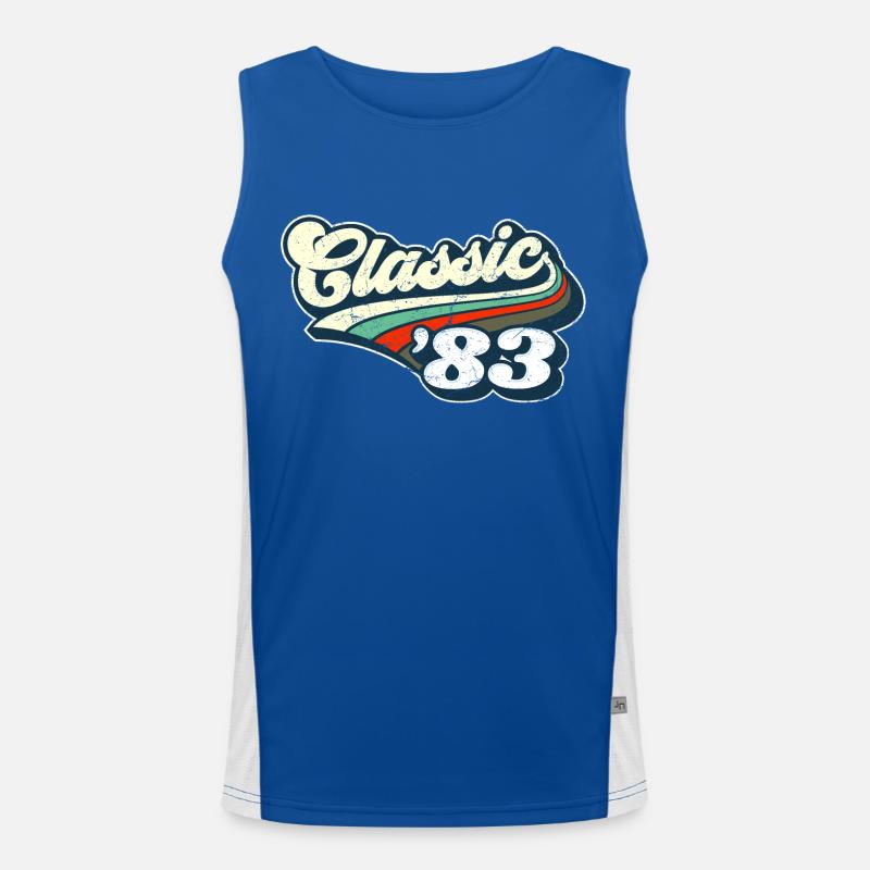 Classic `83 Funktionelles Kontrast-Tank Top für Männer 
