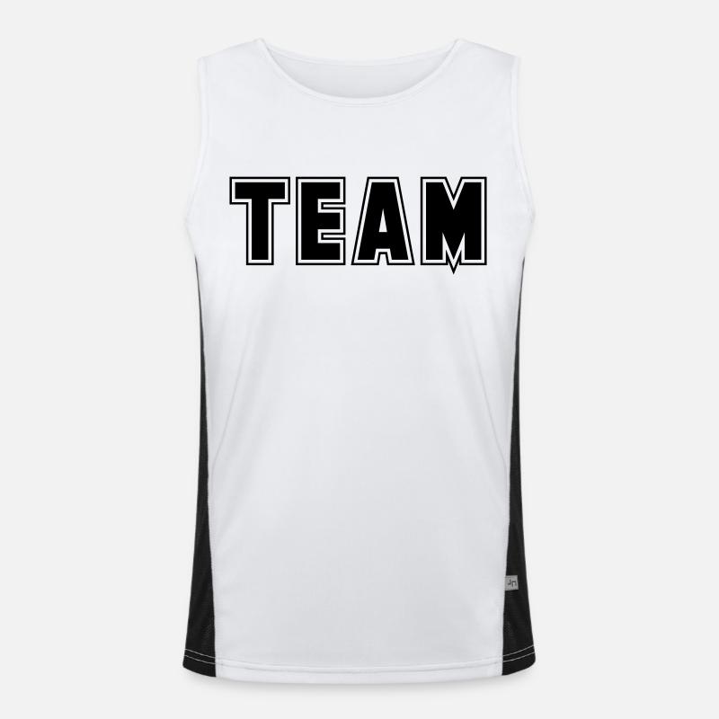 team Men's Functional Contrast Tank Top 
