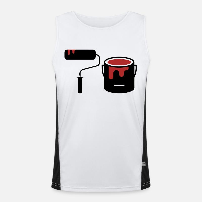 delete Men's Functional Contrast Tank Top 