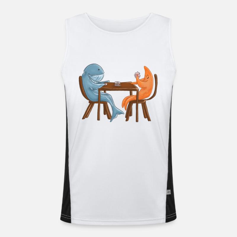 Playing Cards Funktionelles Kontrast-Tank Top für Männer 
