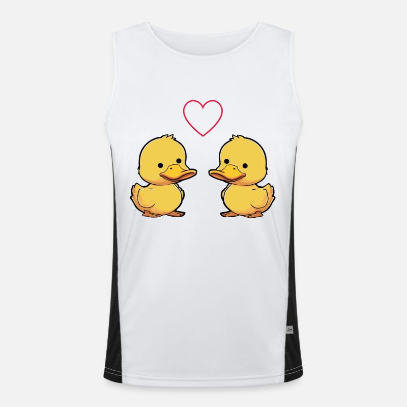 Amour du canard Débardeur respirant contrasté Homme 