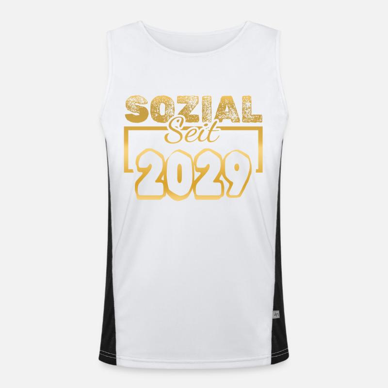 since 2029 Men's Functional Contrast Tank Top 