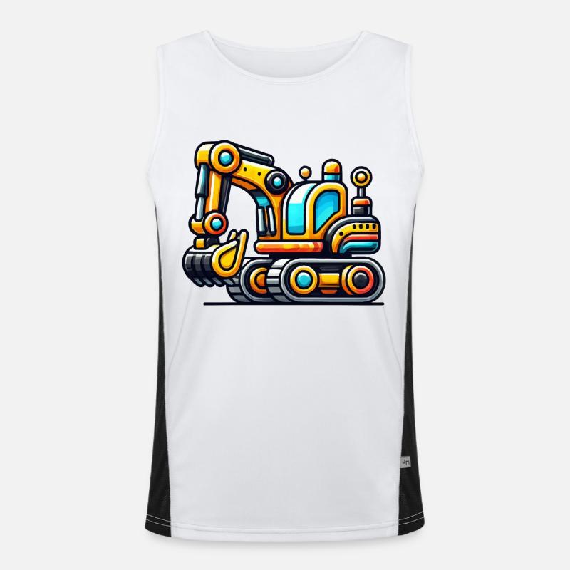 Bagger Funktionelles Kontrast-Tank Top für Männer 