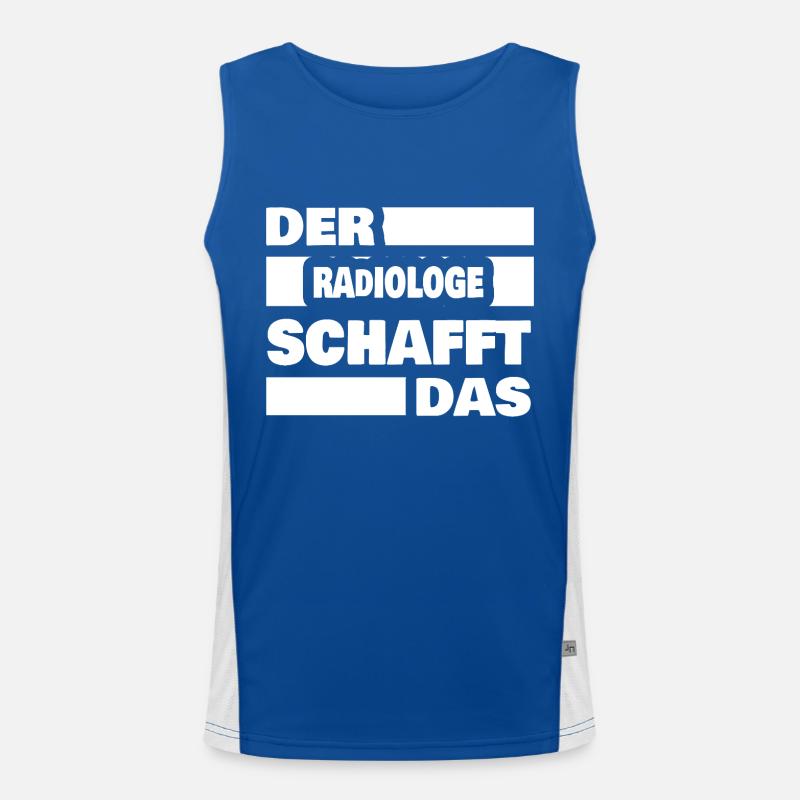 Radiologist as work Men's Functional Contrast Tank Top 