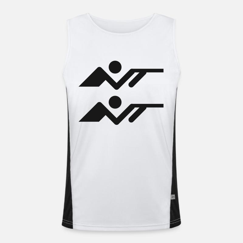 Shoot Men's Functional Contrast Tank Top 