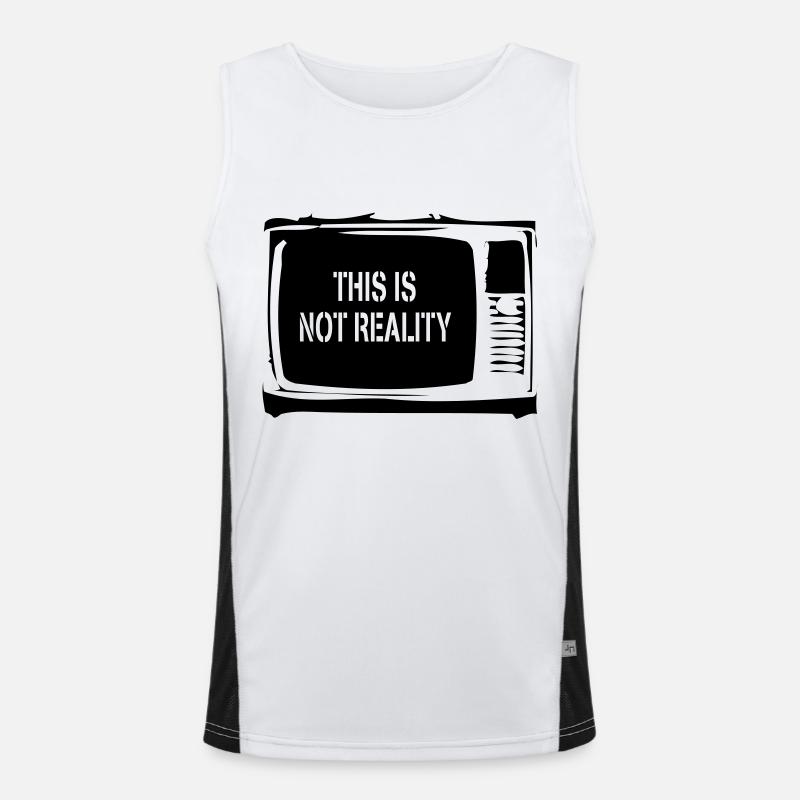 Really Real? Men's Functional Contrast Tank Top 