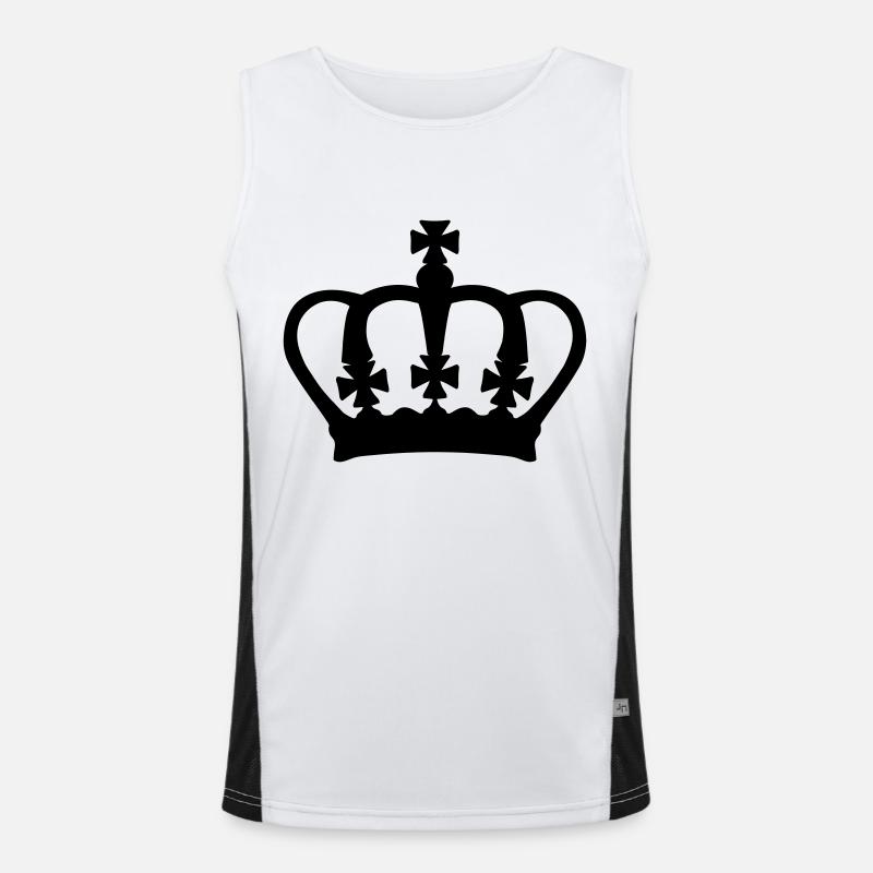 Crown Funktionelles Kontrast-Tank Top für Männer 