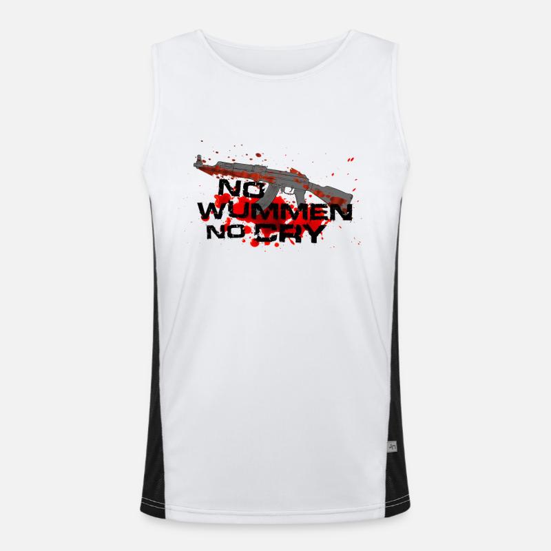 wummen Funktionelles Kontrast-Tank Top für Männer 