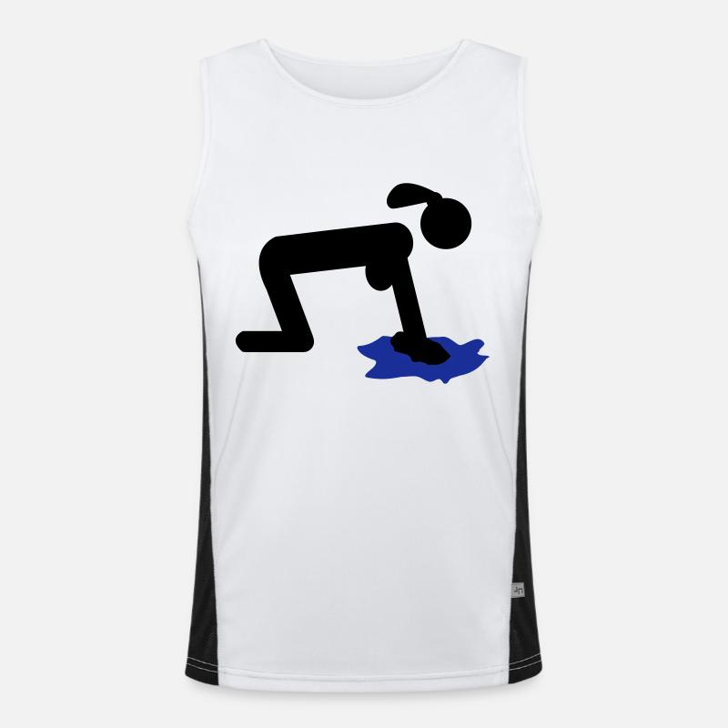 cleaning Men's Functional Contrast Tank Top 
