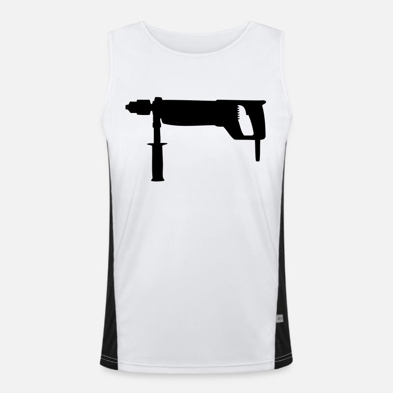 Perceuse Débardeur respirant contrasté Homme 